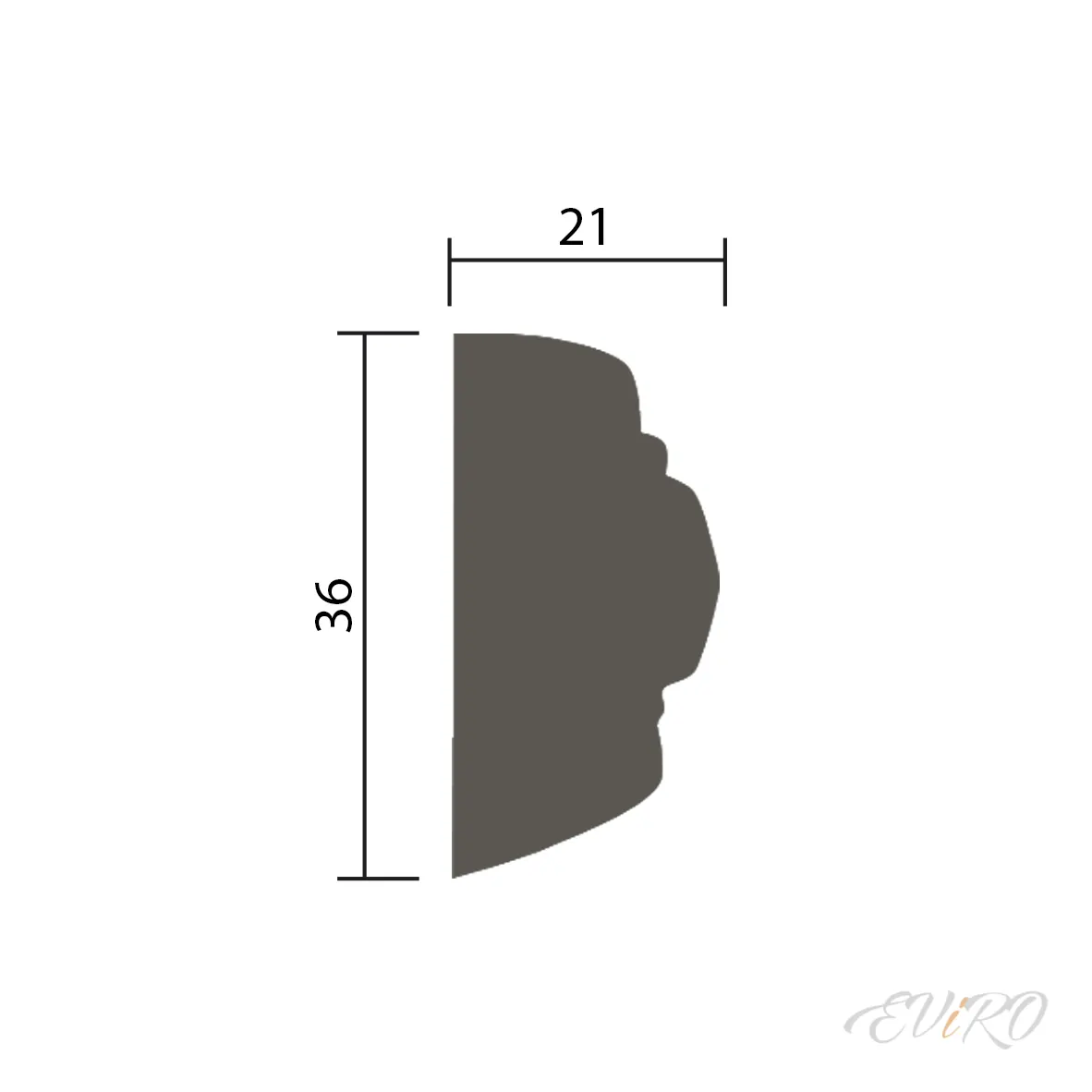 Молдинг EViRO Модель 1.51.352