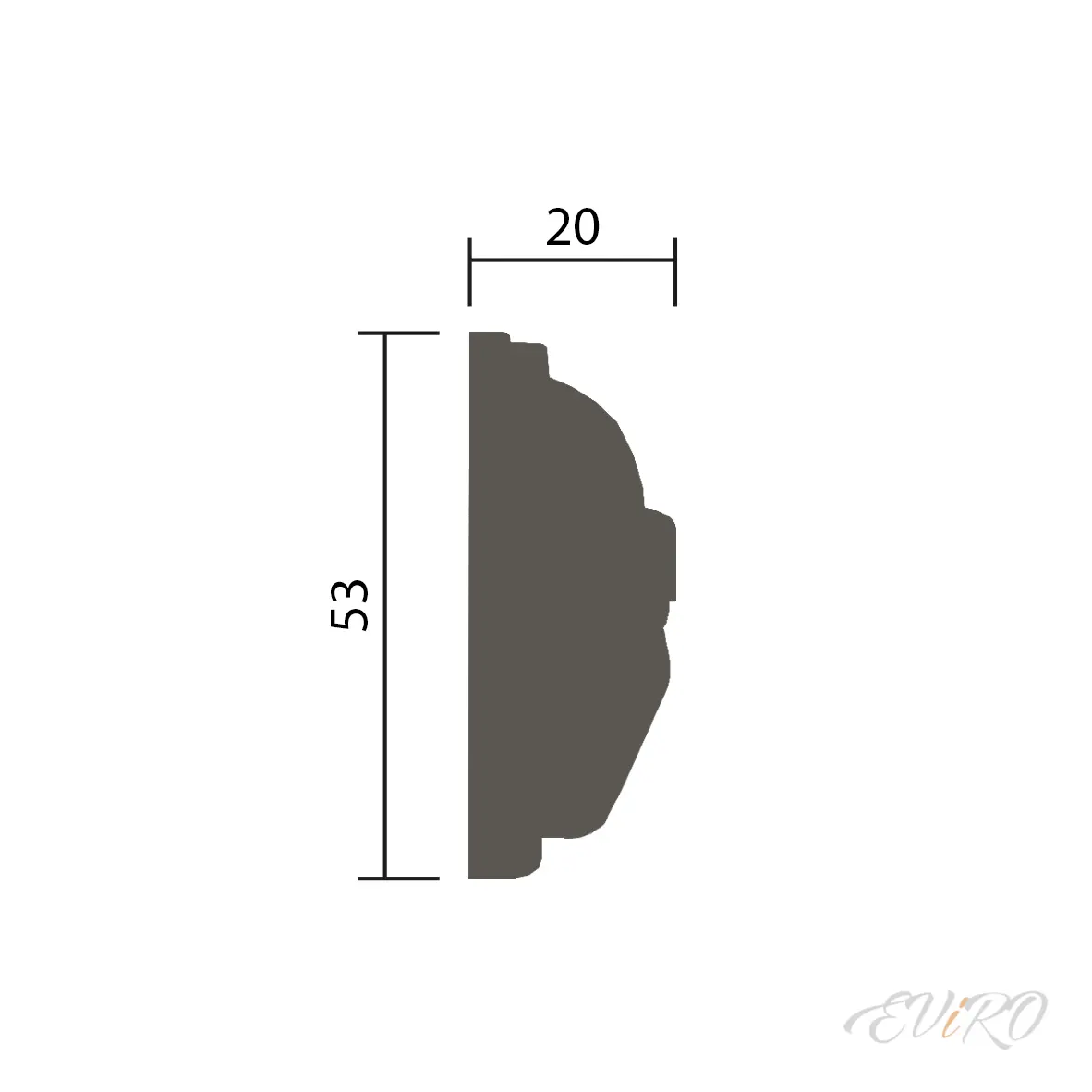 Молдинг EViRO Модель 1.51.313